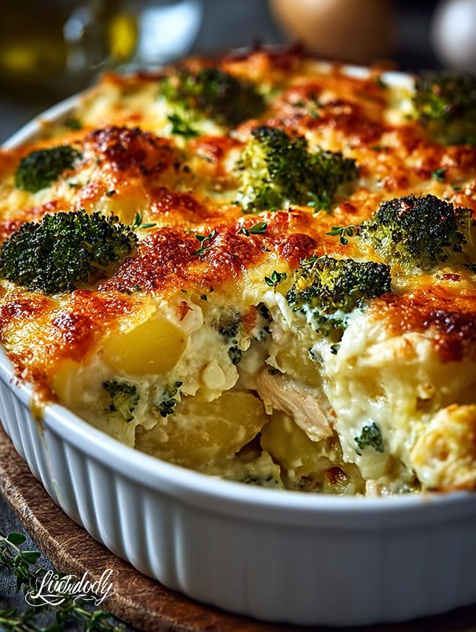 Delicious Chicken Potato Broccoli Casserole Recipe - Chicken Potato Broccoli Casserole - additional detail