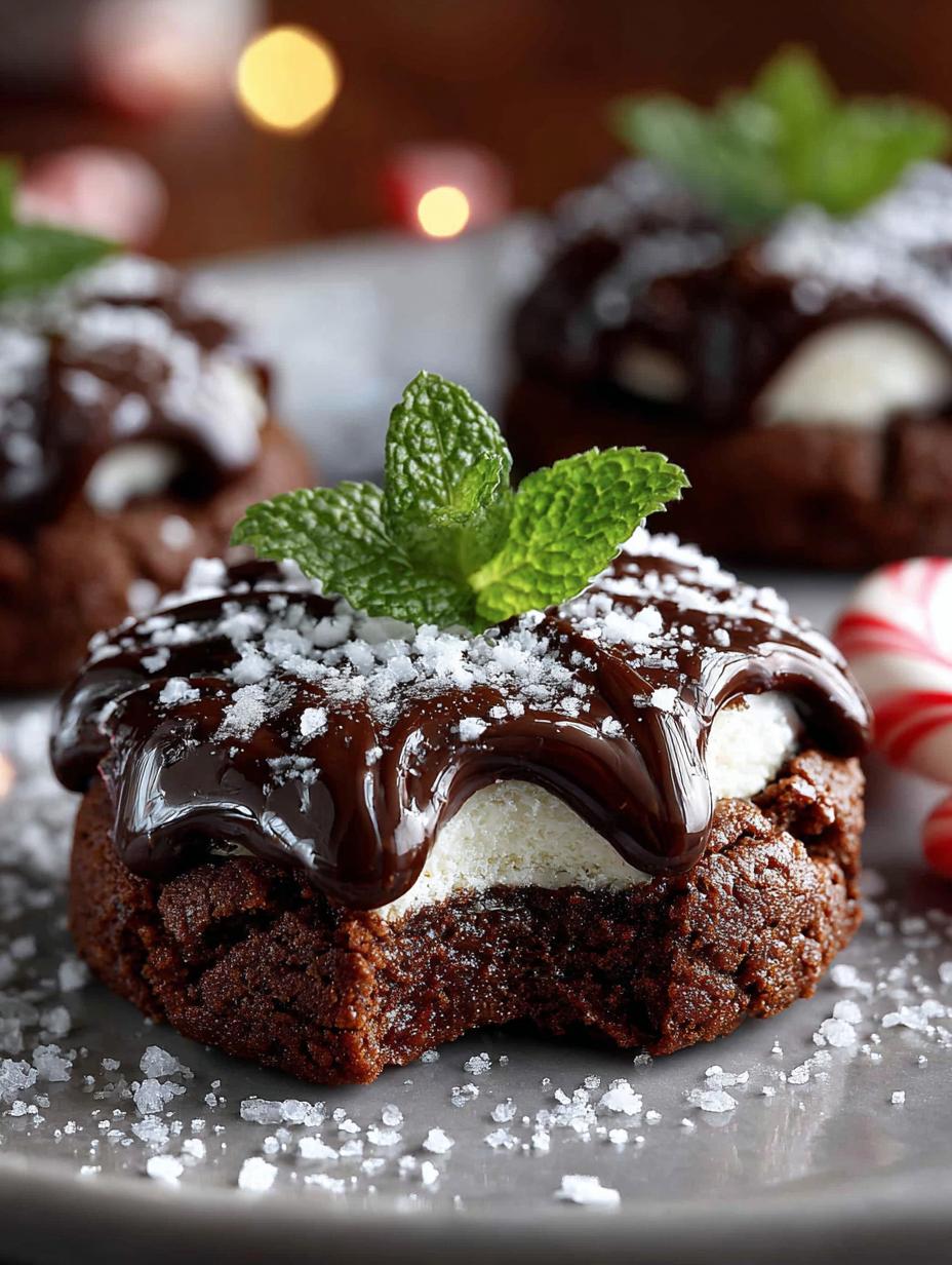 Irresistible Chocolate Peppermint Blossoms Recipe - Chocolate Peppermint Blossoms - main visual representation