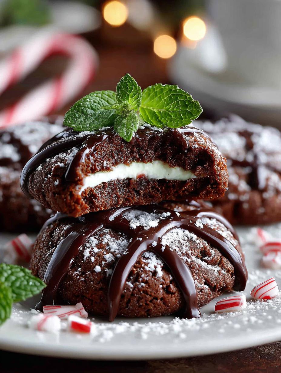 Irresistible Chocolate Peppermint Blossoms Recipe - Chocolate Peppermint Blossoms - additional detail