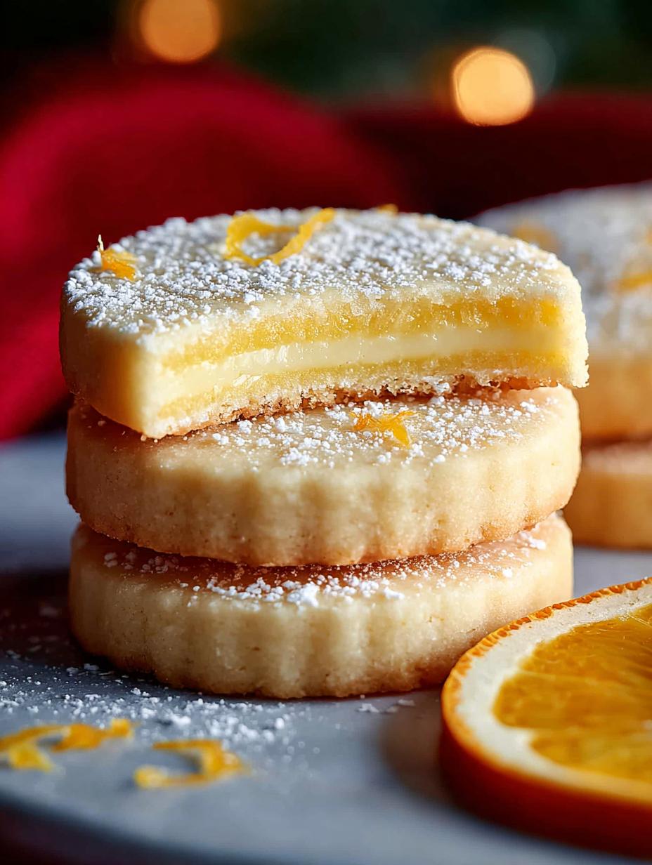Citrus Shortbread Cookies