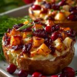 Cranberry Apple Twice Baked