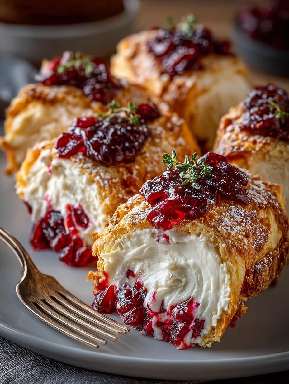 Cranberry Orange Cream Cheese Straws: 12 Flaky Delights - Cranberry Orange Cream Cheese - main visual representation