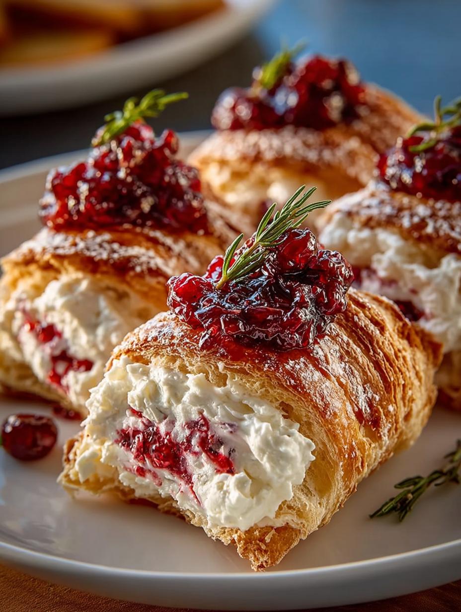 Cranberry Orange Cream Cheese Straws: 12 Flaky Delights - Cranberry Orange Cream Cheese - additional detail