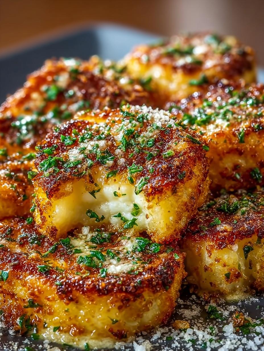 Crispy Garlic Butter Parmesan