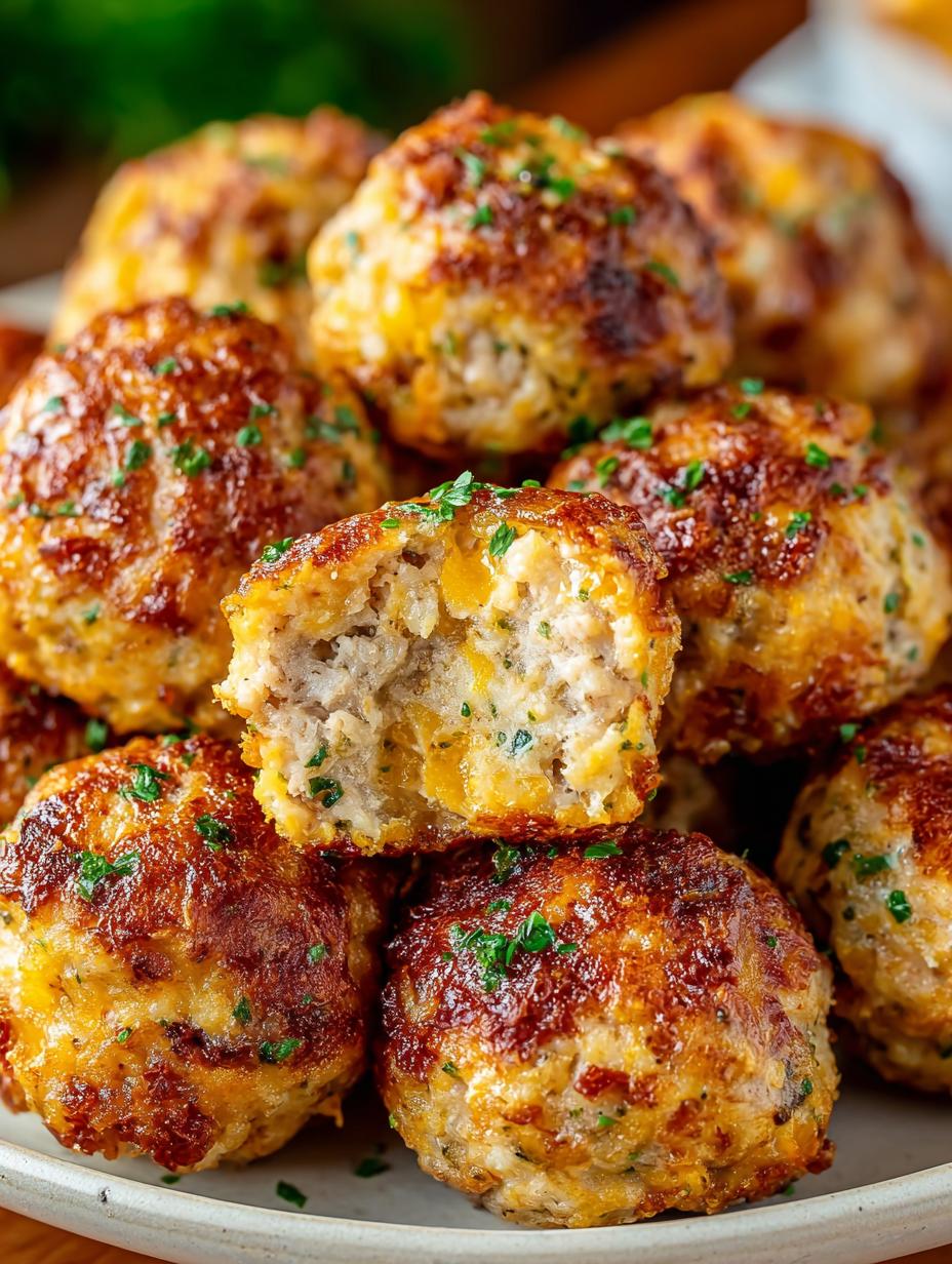 Ingredient Keto Sausage Balls