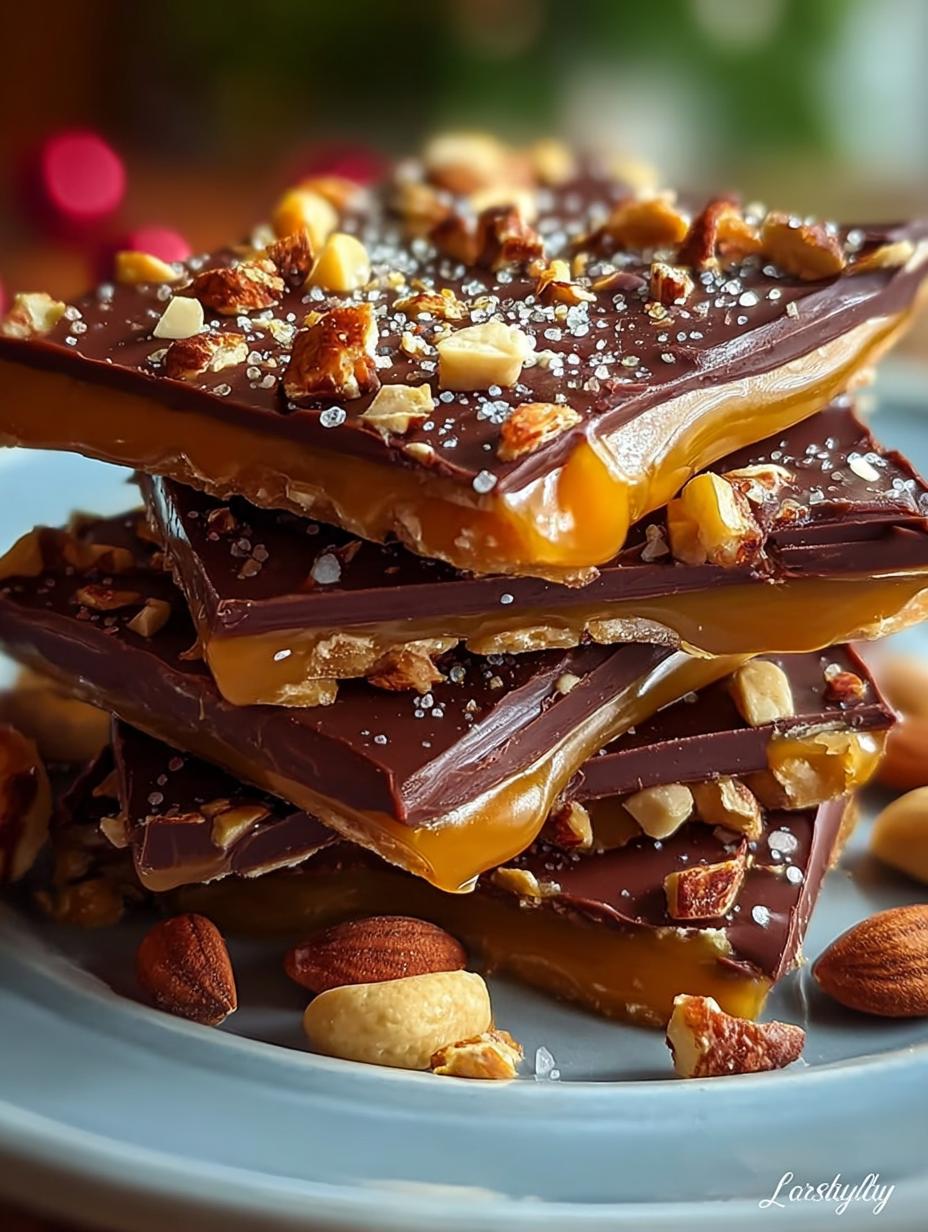 Irresistible Christmas Toffee Bark