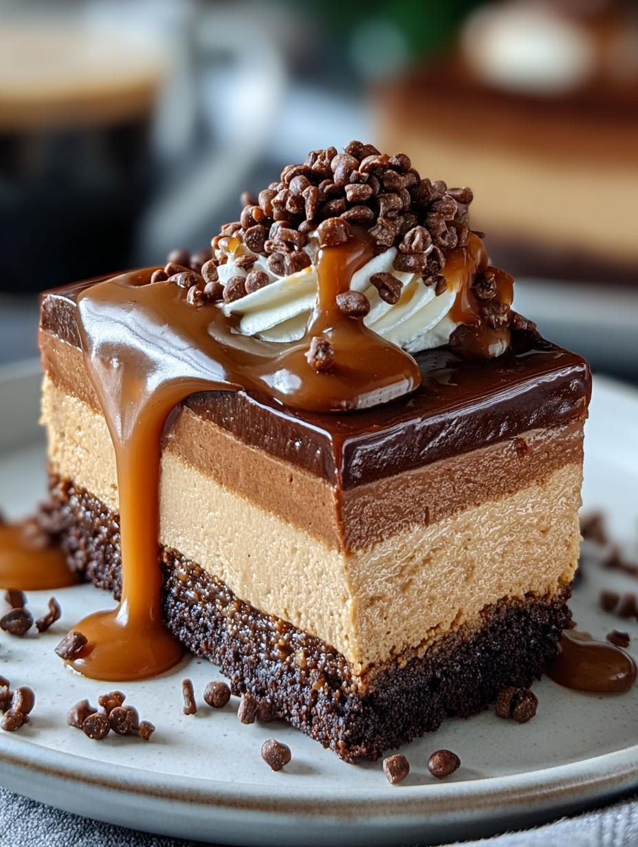 Keto Caramel Mocha Cheesecake: 5 Layers of Delight 5 Keto Caramel Mocha Cheesecake: 5 Layers of Delight - Keto Caramel Mocha Cheesecake - additional detail