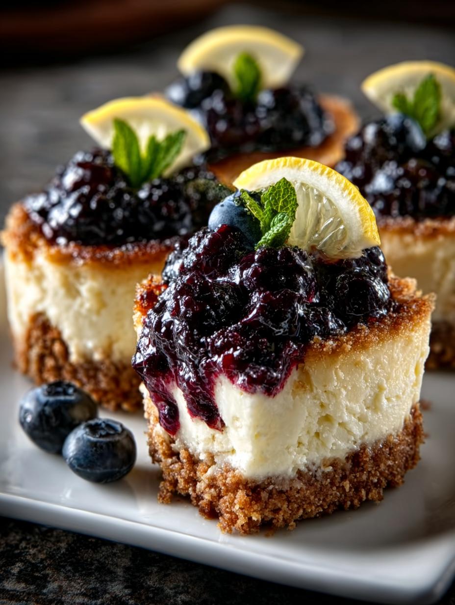Keto Lemon Blueberry Cheesecake