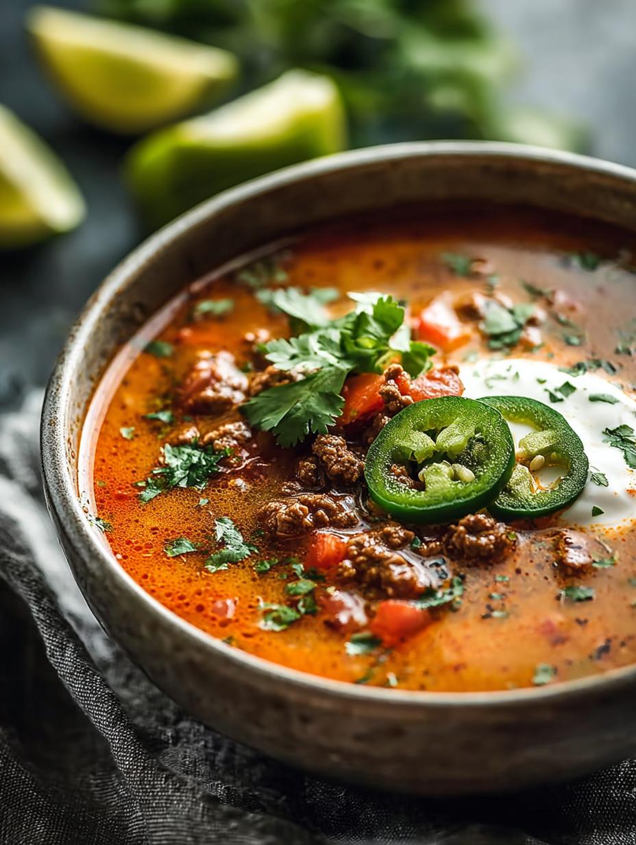 Delicious Keto Taco Soup: 8 Reasons to Love It - Keto Taco Soup - main visual representation