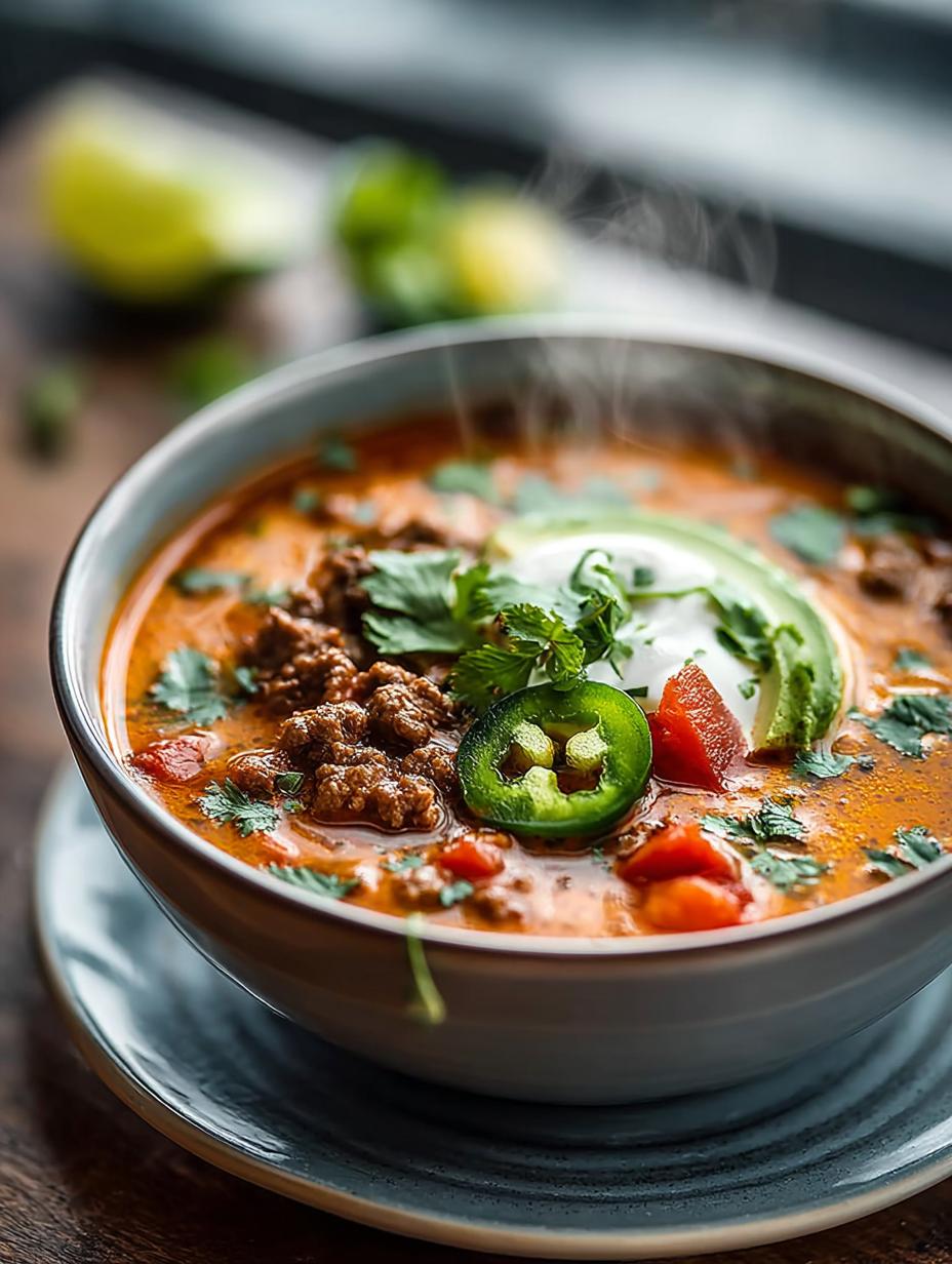 Delicious Keto Taco Soup: 8 Reasons to Love It - Keto Taco Soup - additional detail