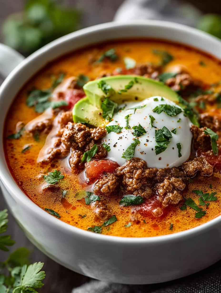 Keto Taco Soup