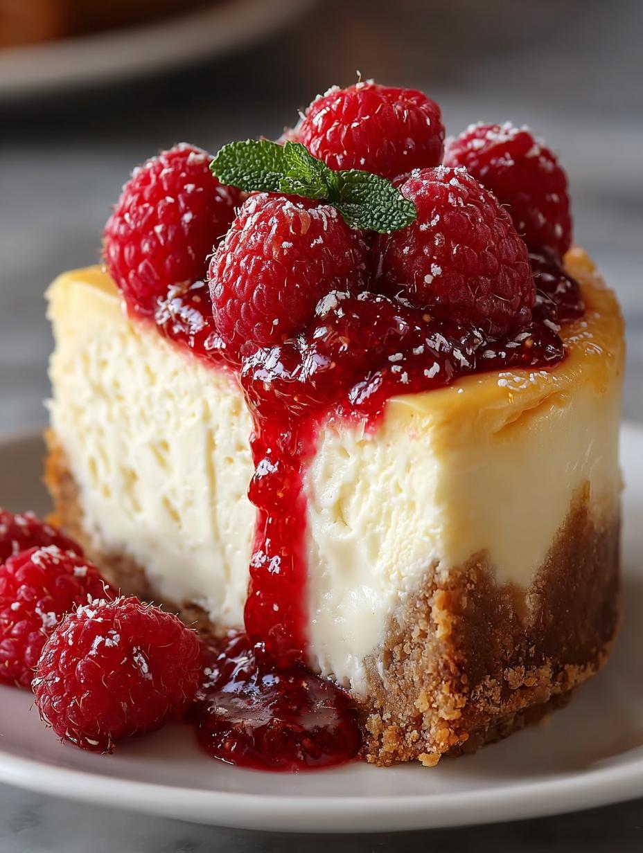 Delicious Lemon Raspberry Cheesecake Recipe to Savor - Lemon Raspberry Cheesecake - main visual representation