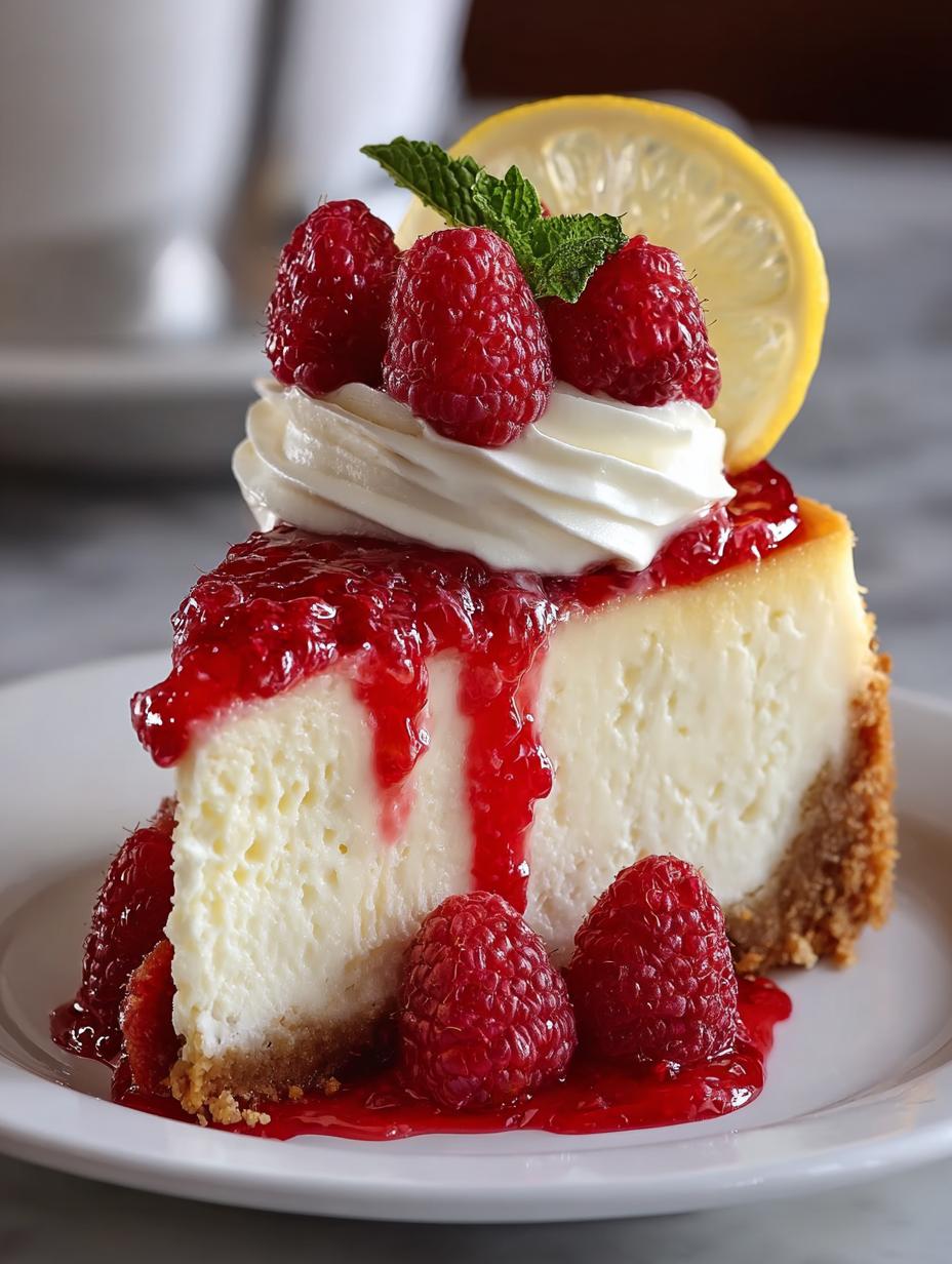 Delicious Lemon Raspberry Cheesecake Recipe to Savor - Lemon Raspberry Cheesecake - additional detail