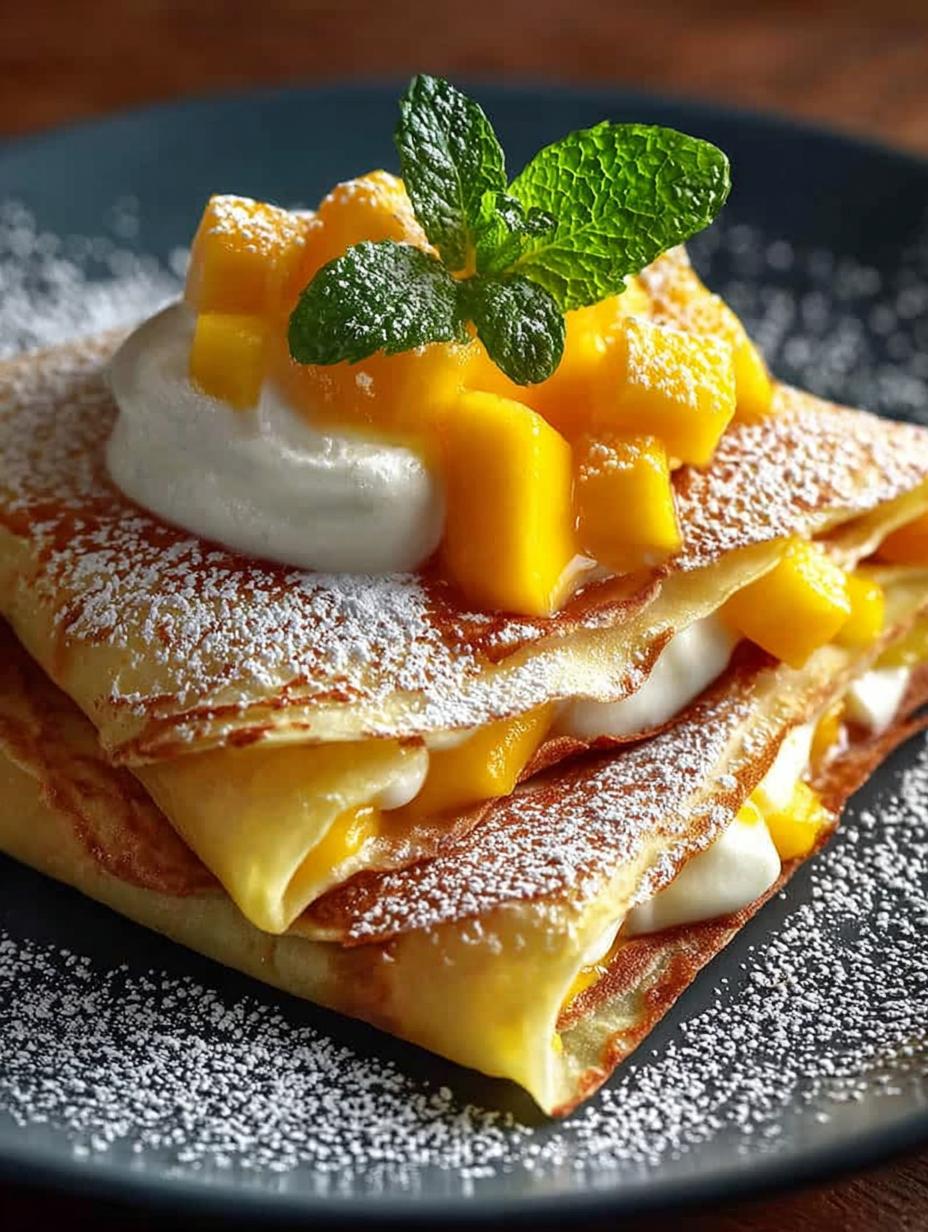 Mango Crepe Delight: 5 Irresistible Ways to Indulge 4 Mango Crepe Delight: 5 Irresistible Ways to Indulge - Mango Crepe Delight - main visual representation
