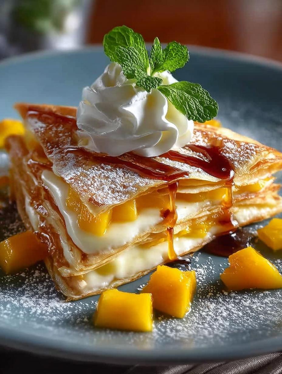 Mango Crepe Delight: 5 Irresistible Ways to Indulge 5 Mango Crepe Delight: 5 Irresistible Ways to Indulge - Mango Crepe Delight - additional detail