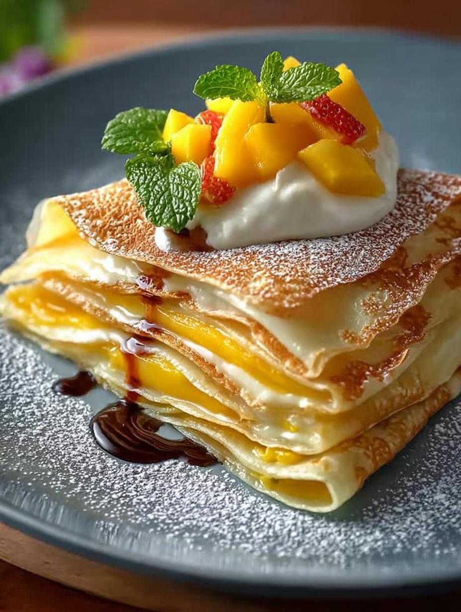 Mango Crepe Delight