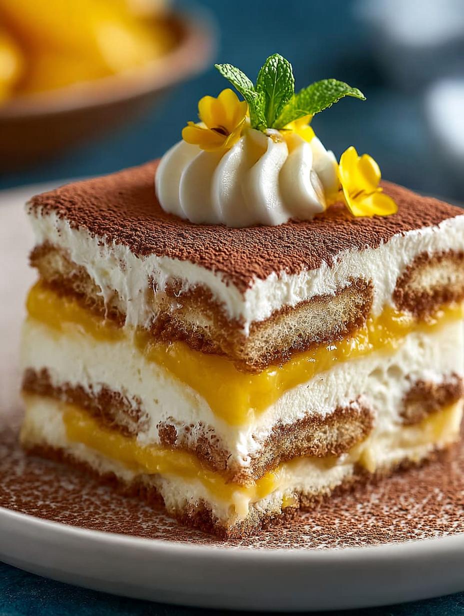 Delicious Mango Tiramisu: 6 Layers of Tropical Bliss - Mango Tiramisu - main visual representation