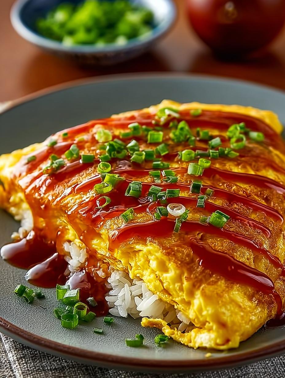 Omurice Japanese Rice Omelet