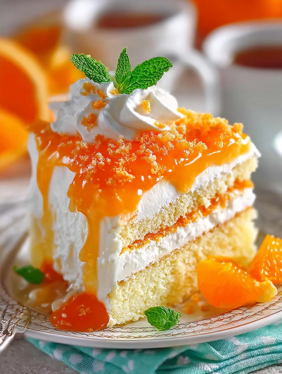 Orange Creamsicle Cake