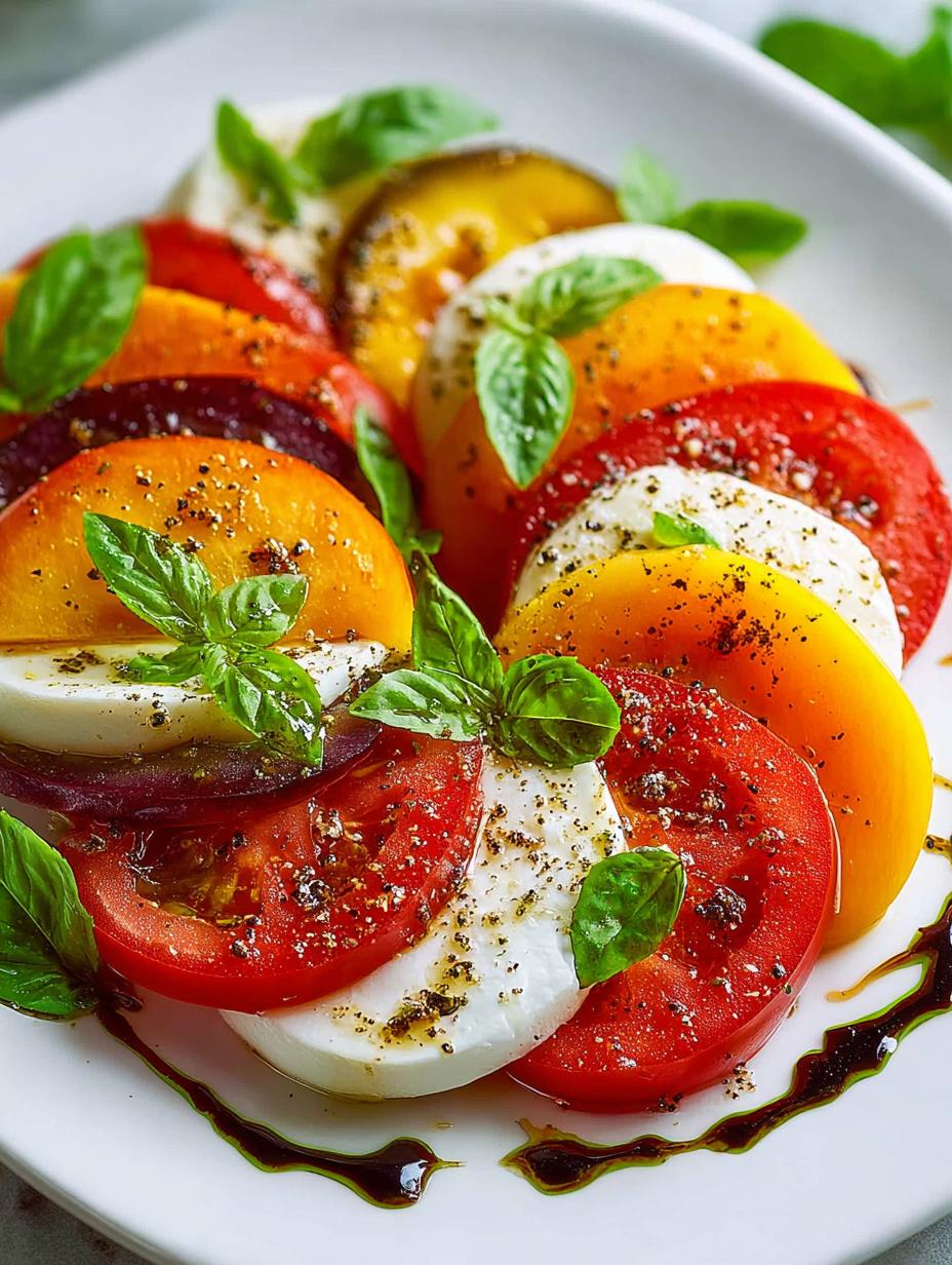 Peach Caprese Salad: 5 Reasons You'll Love This Dish 5 Peach Caprese Salad: 5 Reasons You'll Love This Dish - Peach Caprese Salad - additional detail