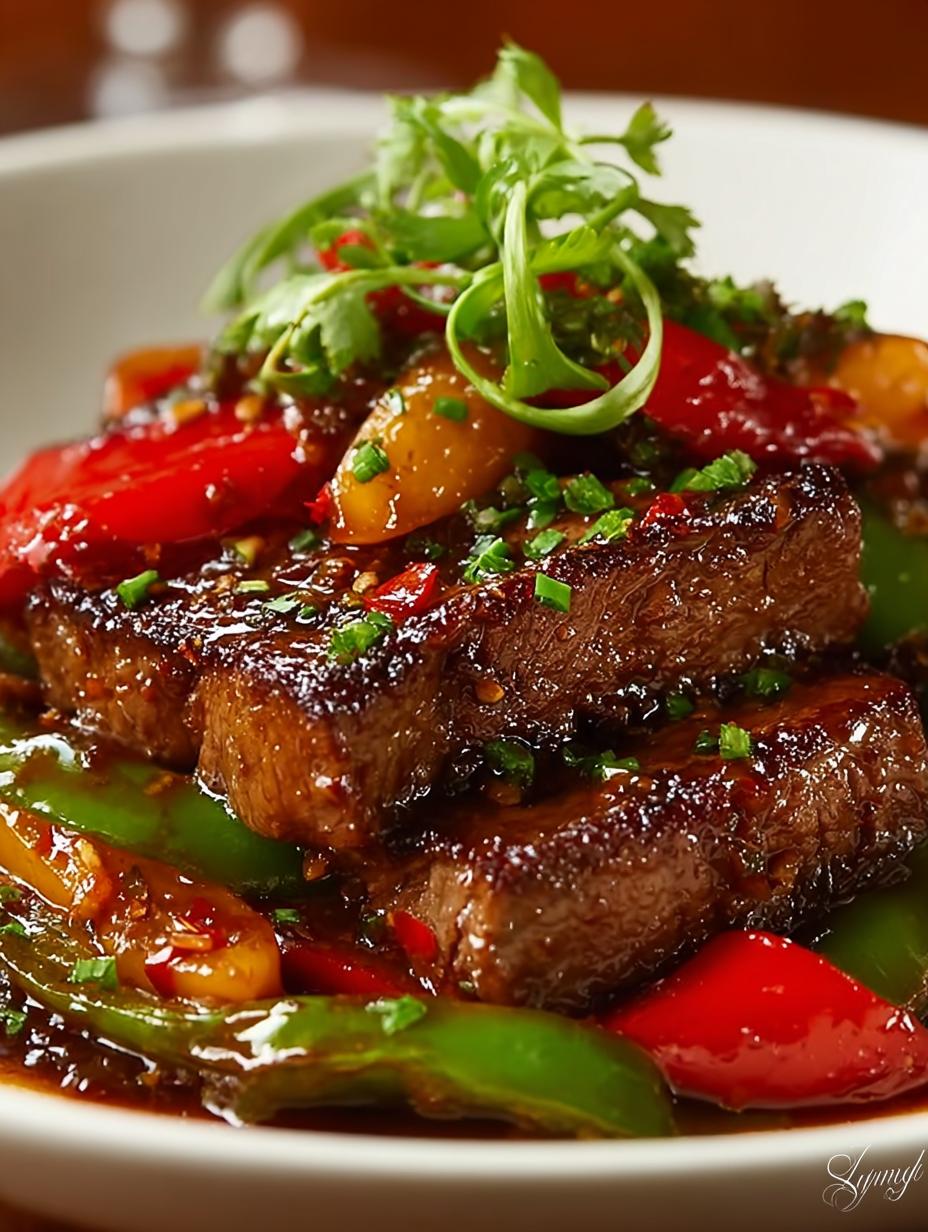 Delicious Pepper Steak Recipe for Quick Dinners - Pepper Steak - main visual representation