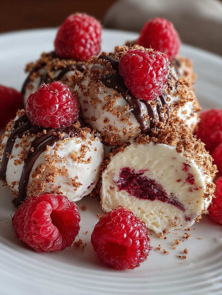 Raspberry Cheesecake Truffles