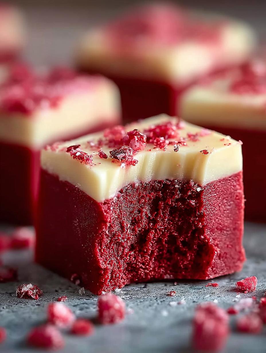 Red Velvet Fudge