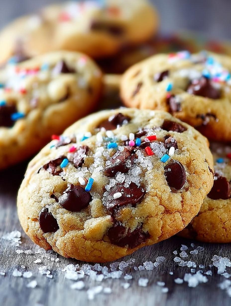 Sprinkle Chocolate Chip Cookies