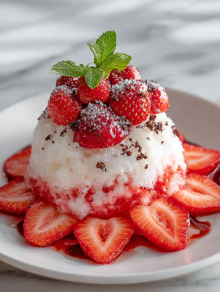 Strawberry Bingsu