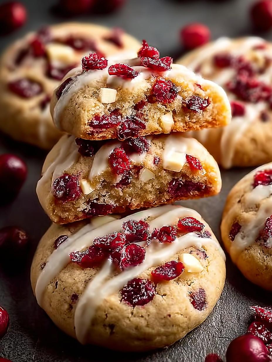 Sweet Cranberry Bliss Cookies: 10 Irresistible Treats - Sweet Cranberry Bliss Cookies - additional detail