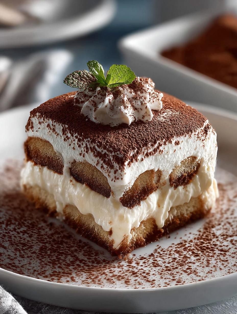 Indulge in 7 Layers of Tiramisu Supreme Delight - Tiramisu Supreme - main visual representation