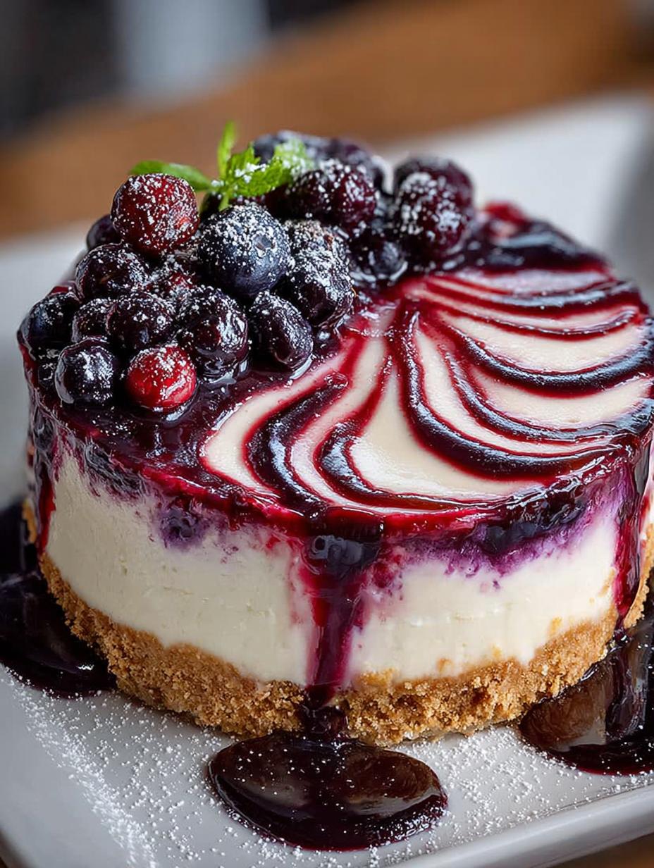 Irresistible Triple Berry Cheesecake Recipe for Sweet Moments - Triple Berry Cheesecake - additional detail