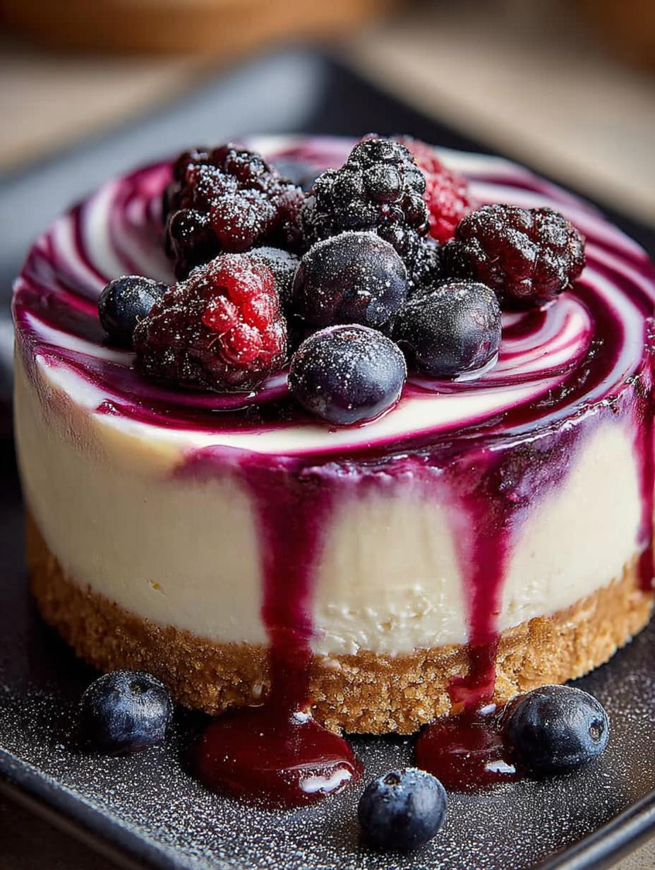 Triple Berry Cheesecake