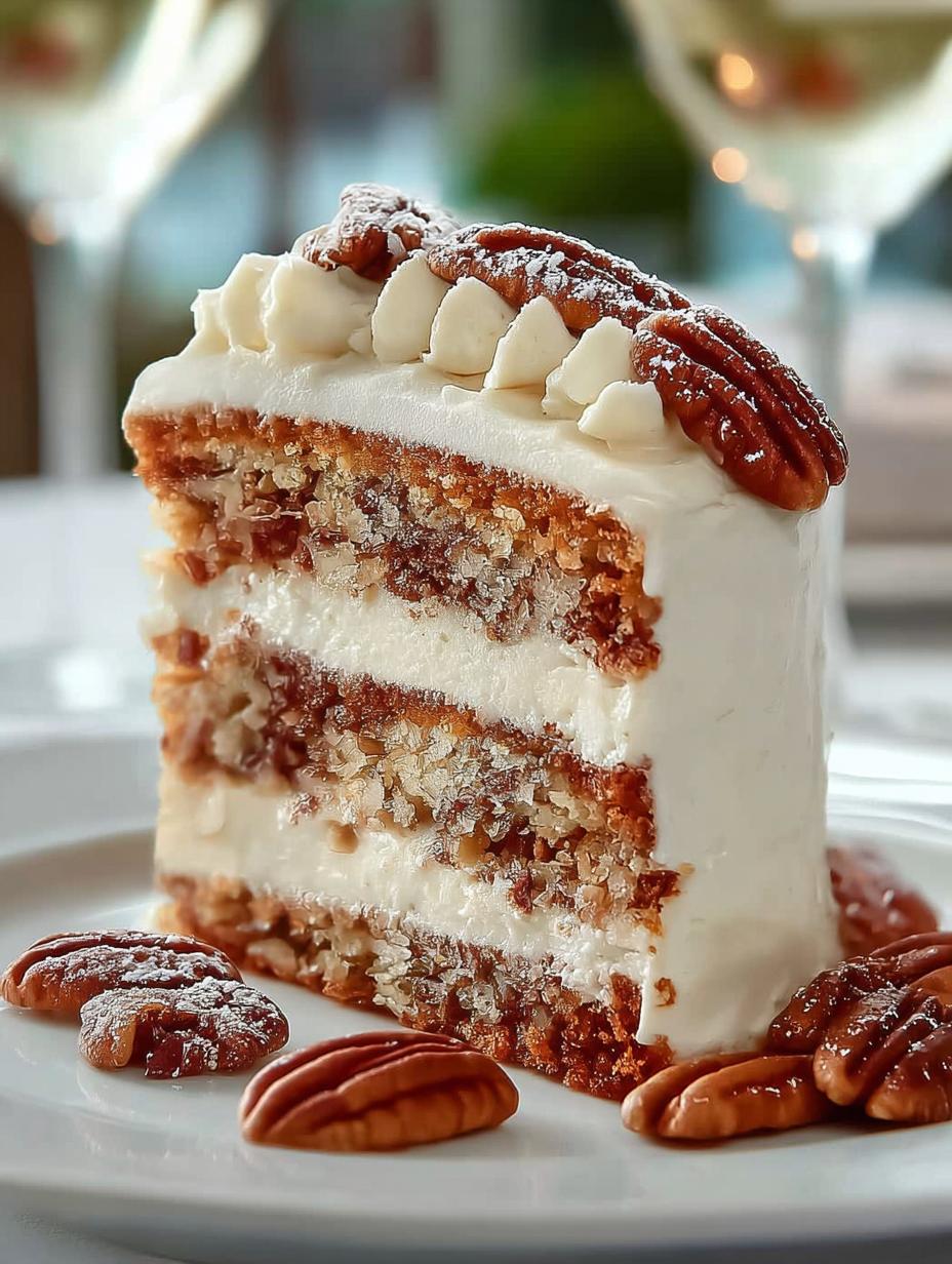 White Pecan Cake