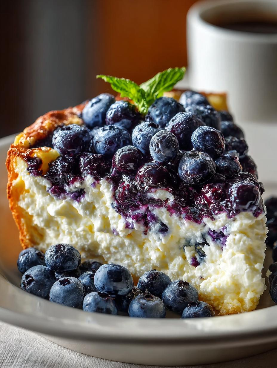 Delicious Blueberry Cottage Cheese Breakfast Bake - Blueberry Cottage Cheese Breakfast - main visual representation