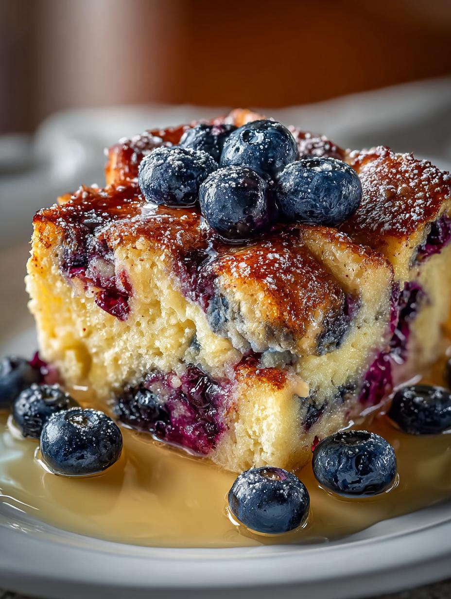 Delicious Blueberry Sausage Pancake Casserole Recipe - Blueberry Sausage Pancake Casserole - additional detail