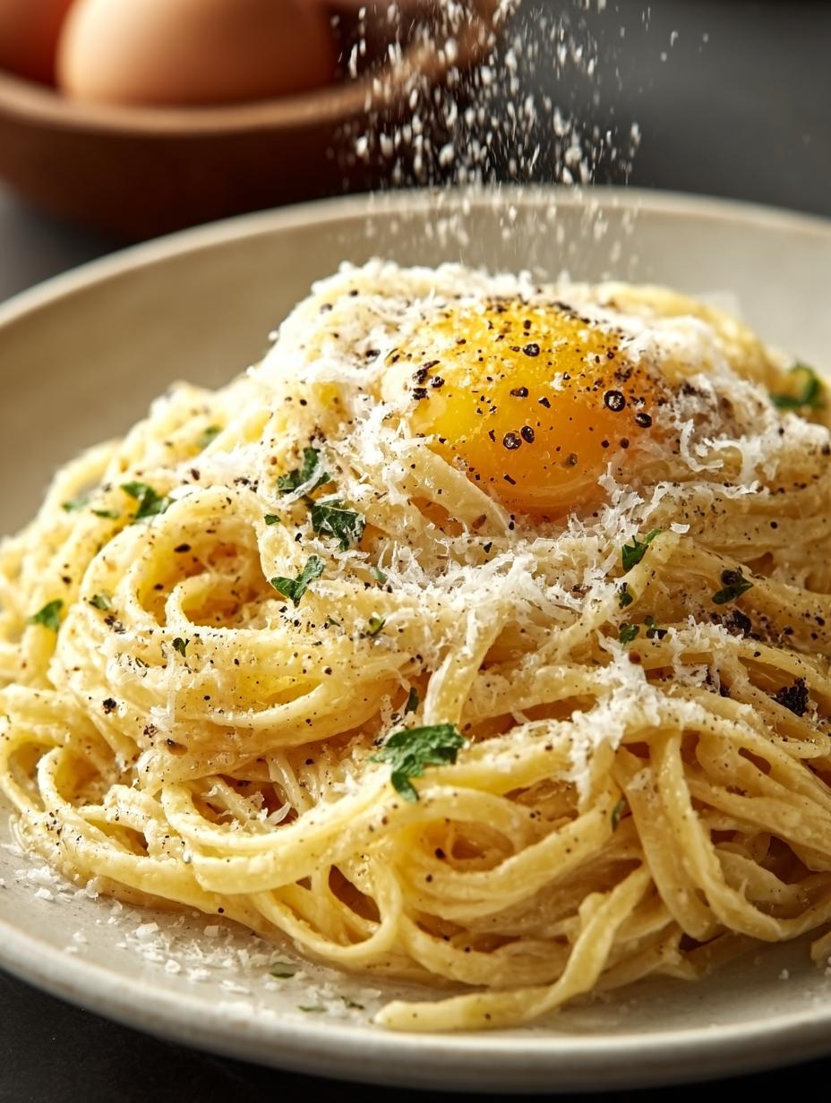 Delicious Cacio Pepe Egg Noodles: 5 Simple Steps - Cacio Pepe Egg Noodles - main visual representation
