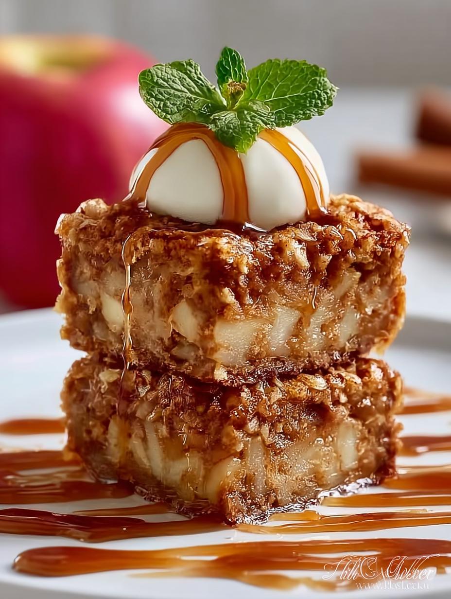 Chewy Apple Cinnamon Breakfast Bars for Cozy Mornings - Chewy Apple Cinnamon Breakfast - additional detail