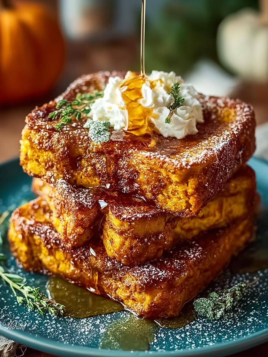 Delicious Fall Pumpkin French Toast Recipe for Cozy Mornings - Fall Pumpkin French Toast - additional detail