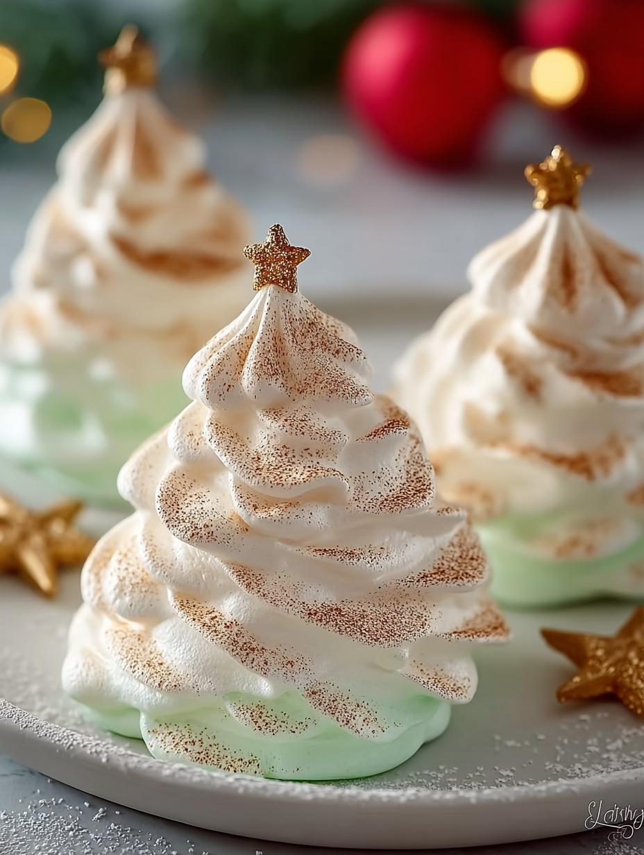 Festive Meringue Christmas Trees: 12 Magical Treats - Festive Meringue Christmas Trees - main visual representation