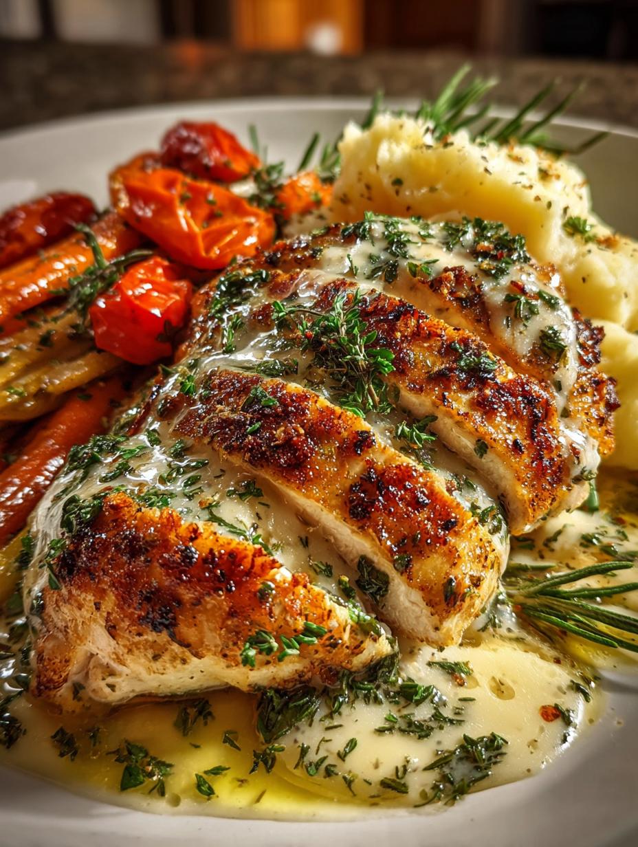 Garlic Herb Chicken Creamy