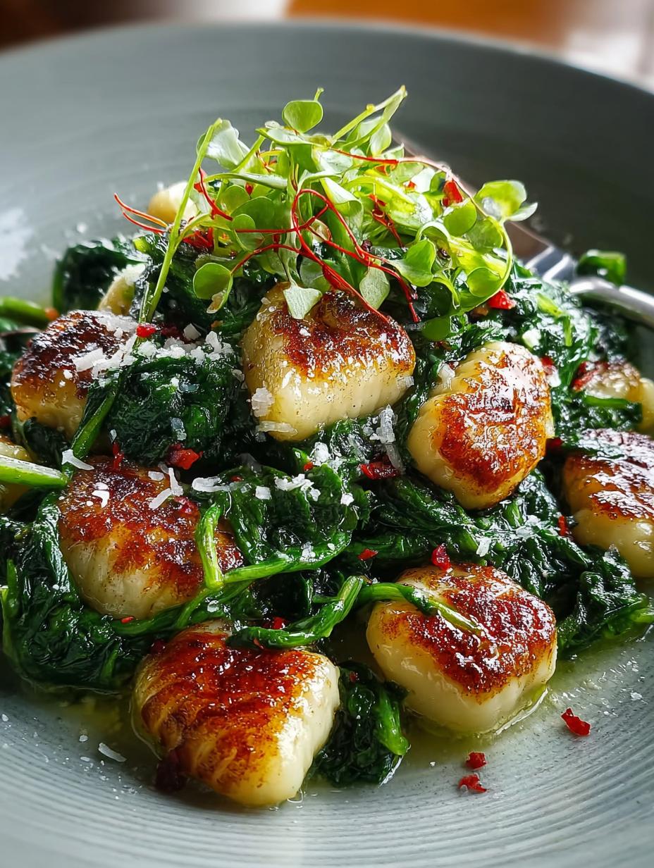 Green Gnocchi Wild Spinach