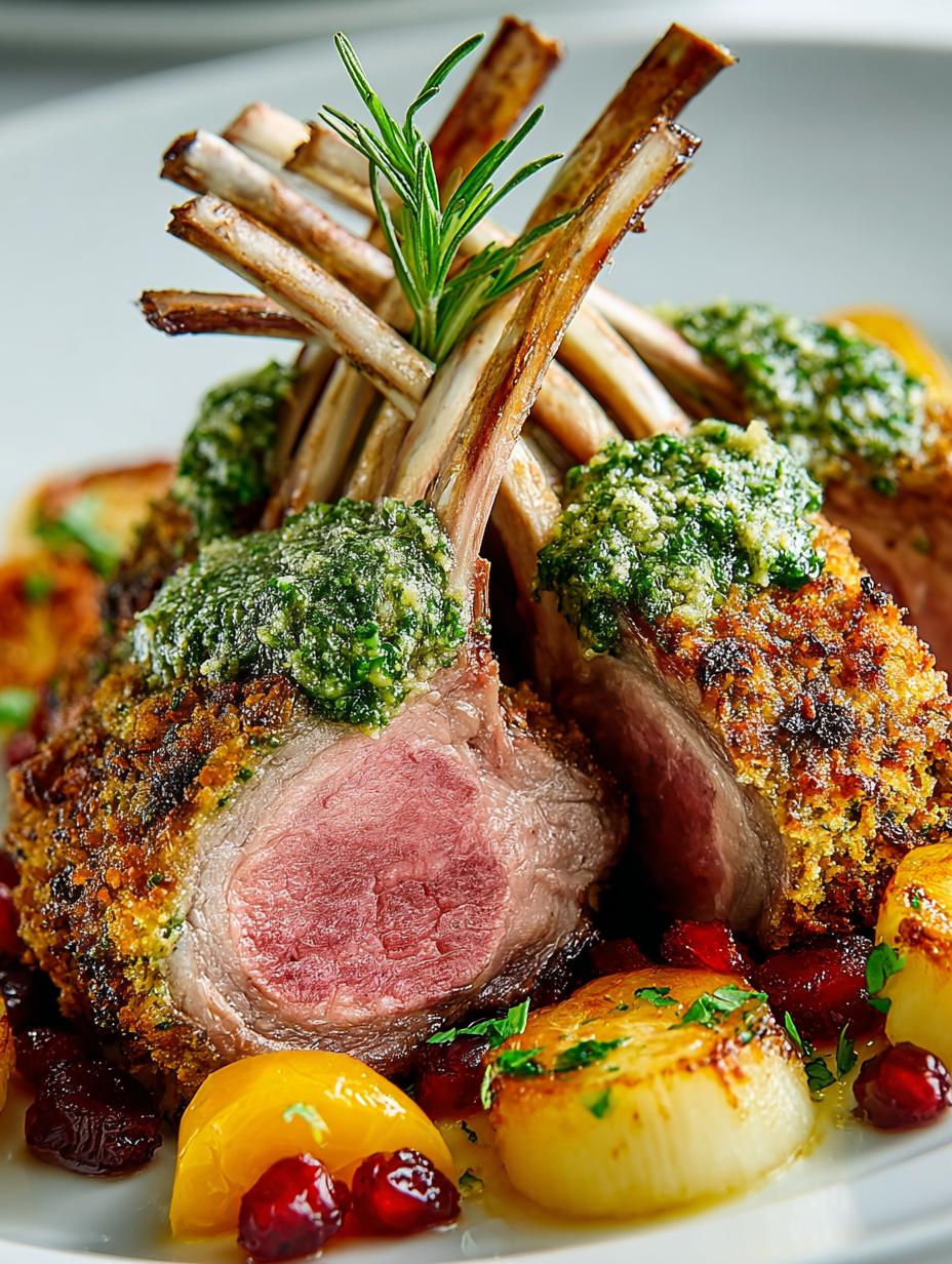 Herb Crusted Rack Lamb