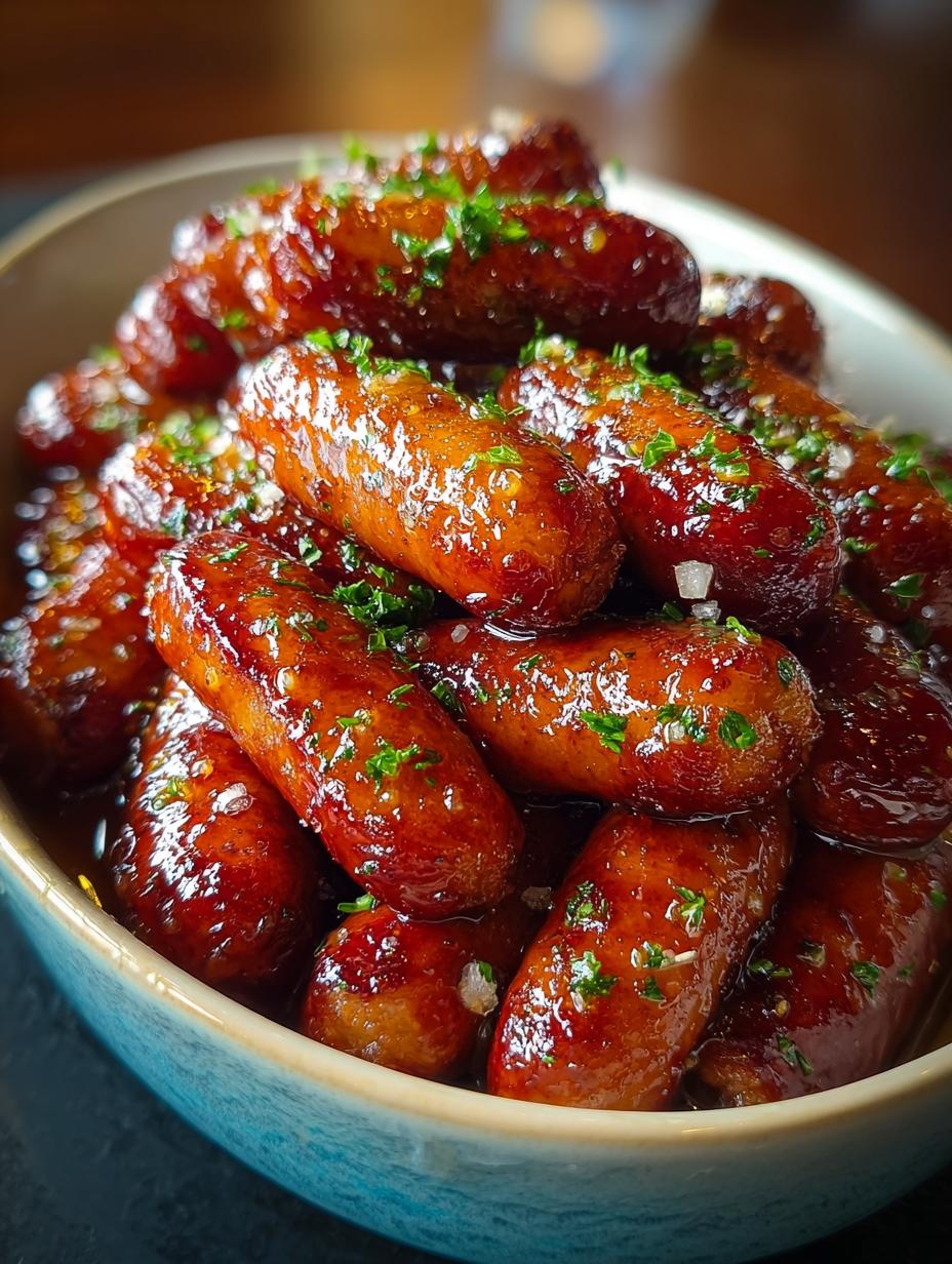 Hot Honey Garlic Lil Smokies: 6 Irresistible Bites - Hot Honey Garlic Lil - main visual representation