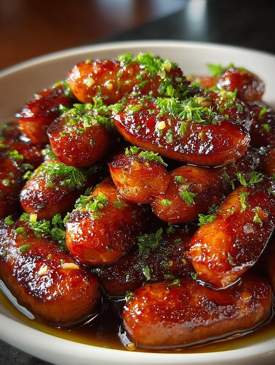 Hot Honey Garlic Lil Smokies: 6 Irresistible Bites - Hot Honey Garlic Lil - additional detail