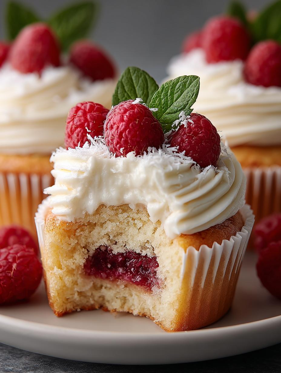 Keto Coconut Raspberry Cupcakes: 12 Irresistible Treats - Keto Coconut Raspberry Cupcakes - main visual representation