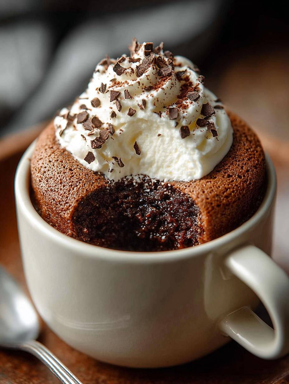 Delicious Keto Espresso Mug Cake in One Minute - Keto Espresso Mug Cake - main visual representation