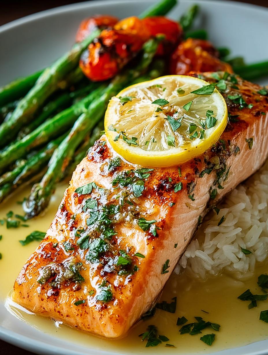 Lemon Brown Butter Salmon
