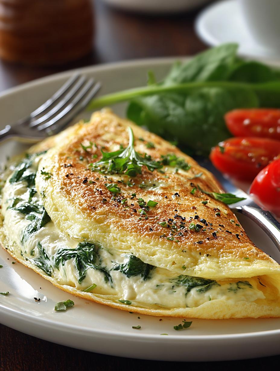 Light Spinach Omelet: 7 Reasons to Love This Healthy Dish - Light Spinach Omelet - additional detail
