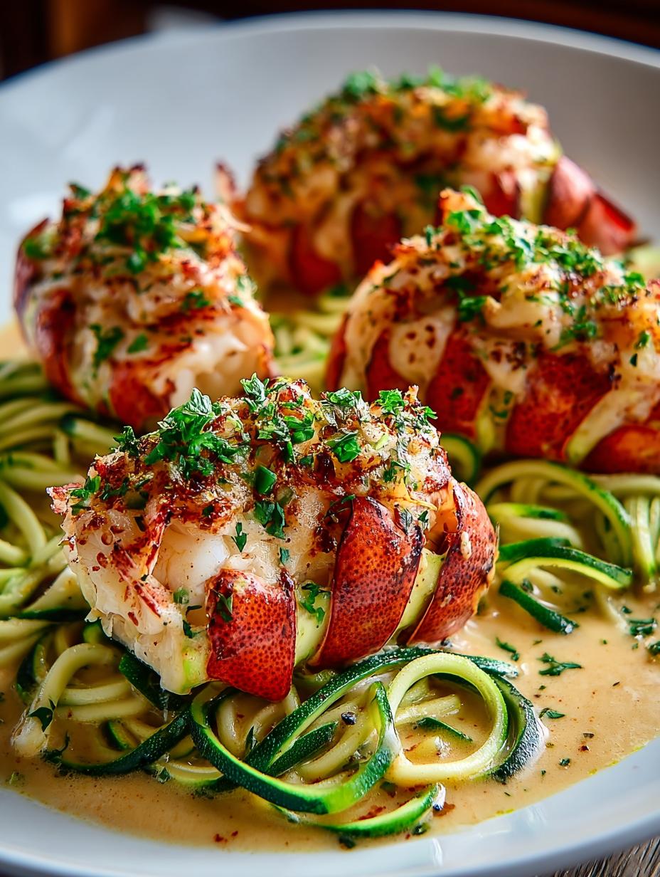 Lobster Thermidor Zoodle Boats: 7 Irresistible Variations 5 Lobster Thermidor Zoodle Boats: 7 Irresistible Variations - Lobster Thermidor Zoodle Boats - additional detail